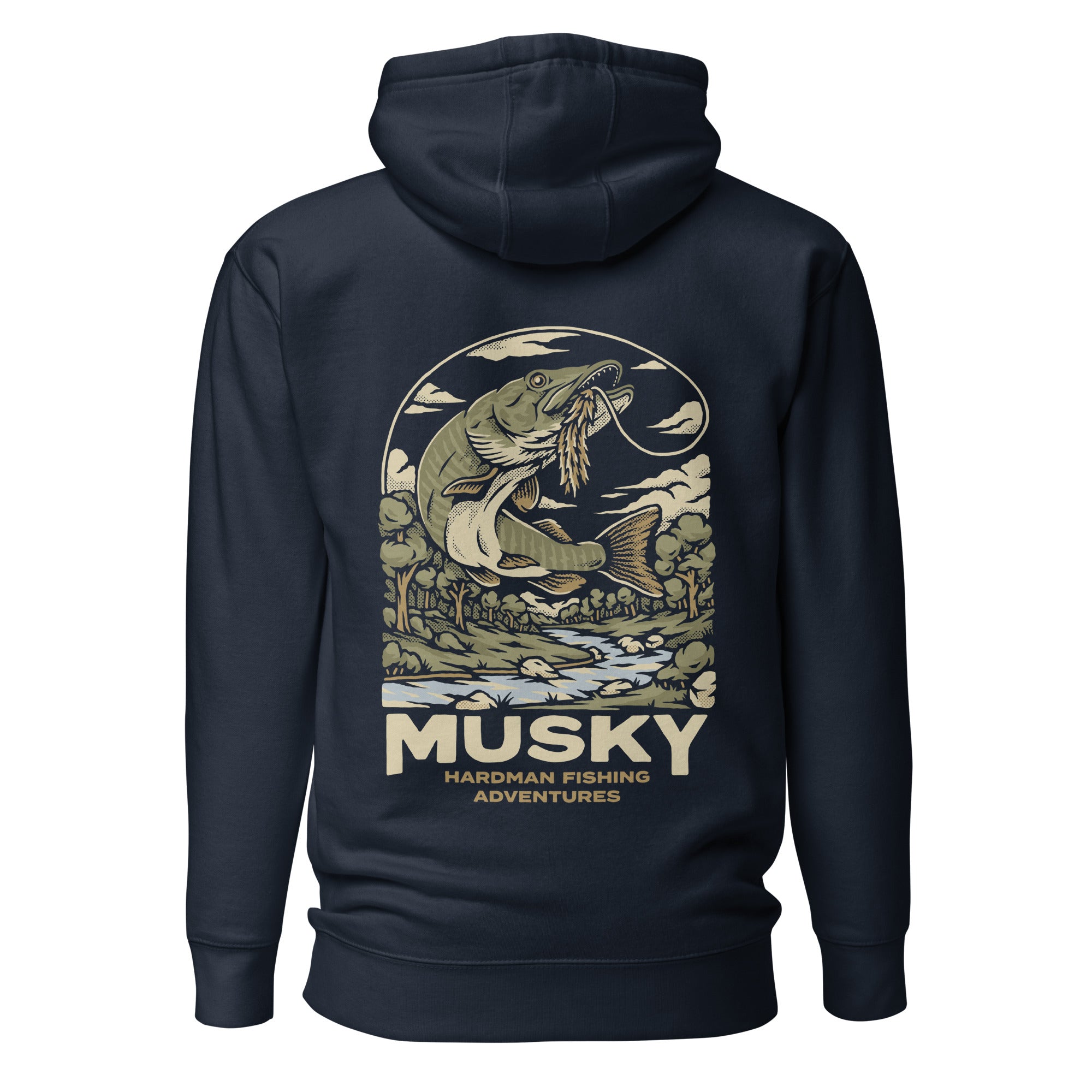 ウェア FISH MAGNET XL Dry Hoodie Black HFA Musky Hoodie – Hardman Fishing